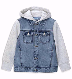 Куртка джинсовая с трикотажными рукавами от бренда Original Marines