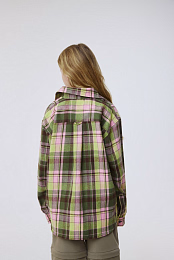 Рубашка в клетку Yellow-Green от бренда Stormies