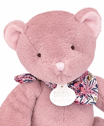 Мишка розового цвета, 25 см от бренда Doudou et Compagnie