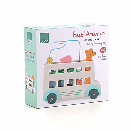 Автобус с животными от бренда Vilac