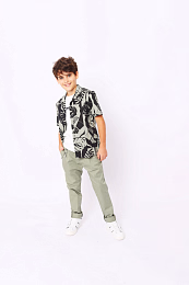 Шорты с цепочкой цвета хаки от бренда Antony Morato