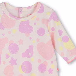 Комплект из слипа и нагрудника Bubbles от бренда Billieblush