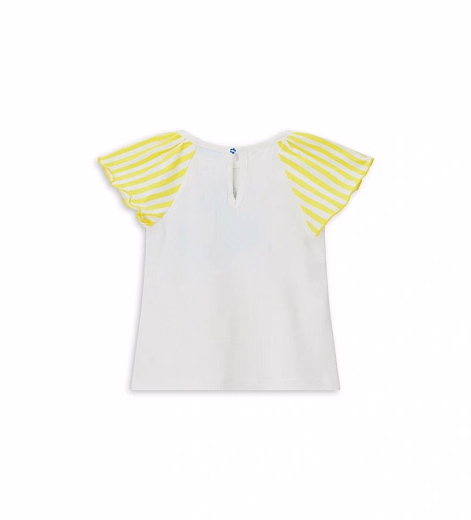 Футболка с цветком от бренда Original Marines Белый