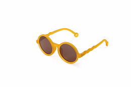Очки KIDS Oval Sunglasses-Citrus Garden-Citrus Yellow от бренда Olivio and Co