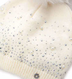 Шапка Milk в стразах от бренда Original Marines