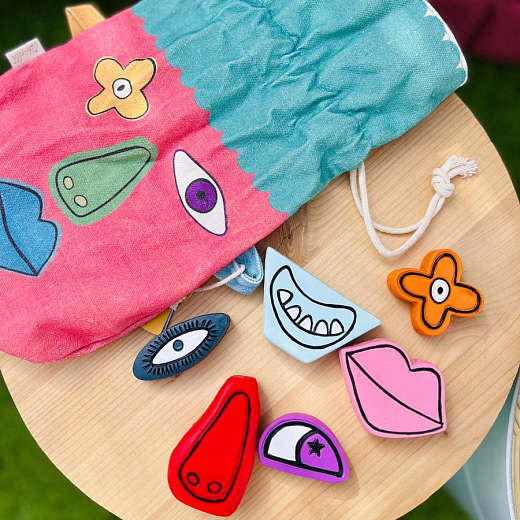 Игровой набор Лица от бренда Olli Ella