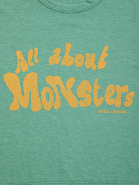 Футболка All About Monsters от бренда Bobo Choses Зеленый