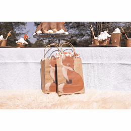 Подарочные пакеты Лес 4 шт. от бренда Tim & Puce Factory