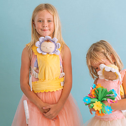 Текстильная кукла Dozy Dinkums Pip Buttercup от бренда Olli Ella