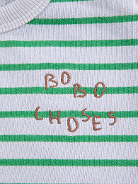 Свитшот Green stripes от бренда Bobo Choses