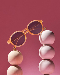 Очки TEEN & ADULT Oval Sunglasses-Classic Olivio-Sand beige от бренда Olivio and Co