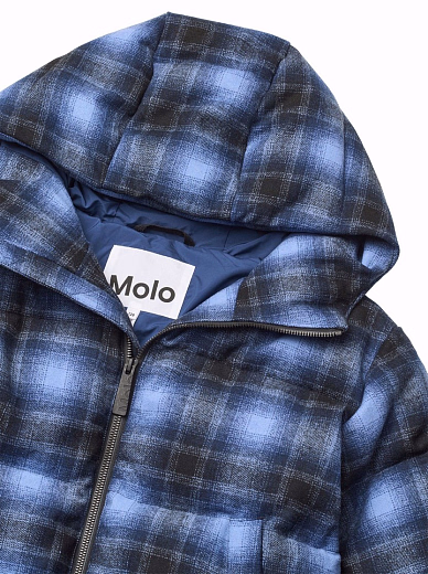 Куртка Hilo Wool Check Navy от бренда MOLO