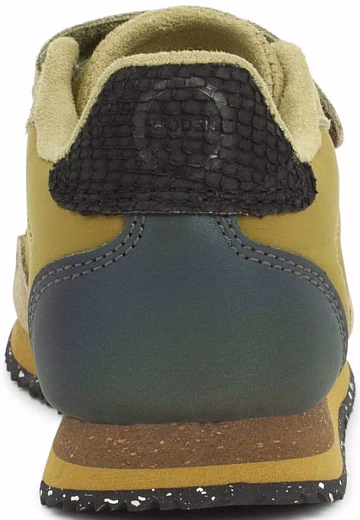 1Кроссовки Nor Suede Ecru Olive от бренда WODEN