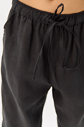 Штаны LINEN Black от бренда Liqlo