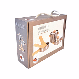 Набор посуды с деревянными ручками от бренда Egmont Toys