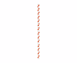 Трубочки Красные сердца 10 шт от бренда Tim & Puce Factory