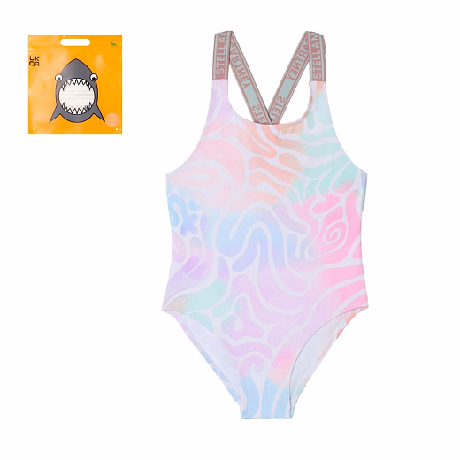 Купальник Tie-Dye Graphic от бренда Stella McCartney kids