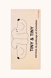 Полотенце с принтом собак от бренда Tinycottons