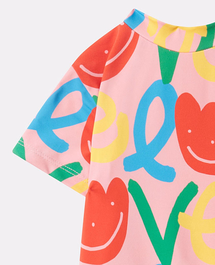 Комбинезон Love Print от бренда Stella McCartney kids