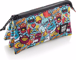 Пенал с тремя отделениями Монстрики от бренда MiquelRius