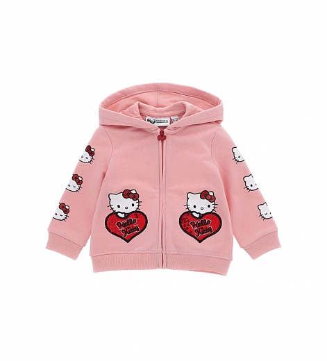 Толстовка на молнии Hello Kitty Pink от бренда Original Marines
