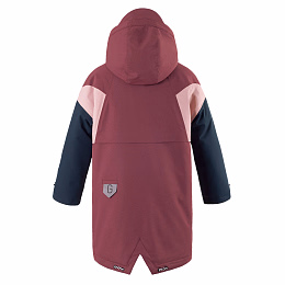 Парка CITY FOX бордовая COLORBLOCK от бренда Gosoaky