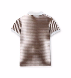 Поло бежевая полоска от бренда Original Marines