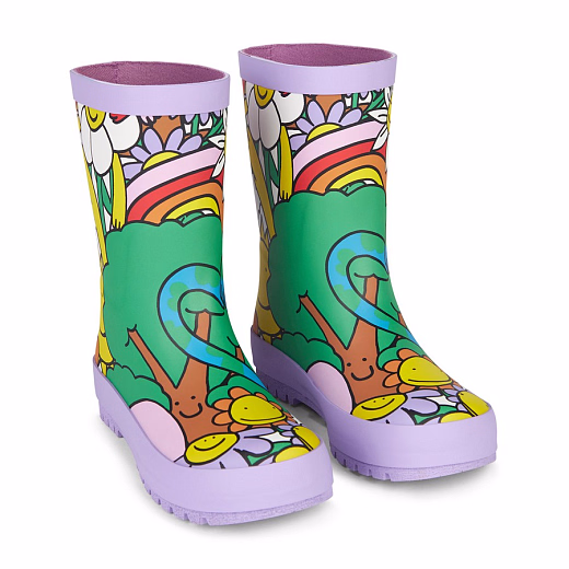 Сапоги Lilac Earth Friends от бренда Stella McCartney kids