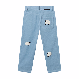Джинсы вельветовые Sheep Pattern от бренда Stella McCartney kids