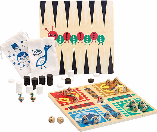 Набор настольных игр от бренда Vilac