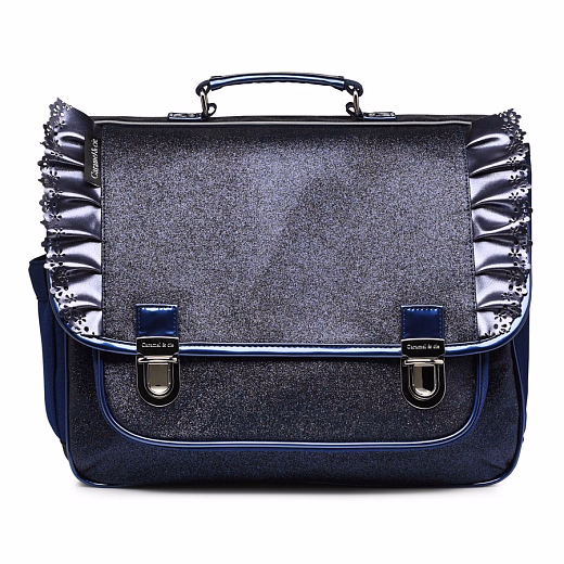 Портфель Medium Froufous Glitter Cooper Blue от бренда Caramel et Cie