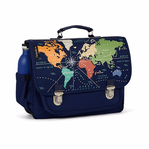 Портфель Medium World Map от бренда Caramel et Cie