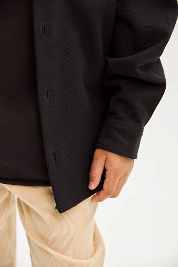 Рубашка DENIM Black от бренда Liqlo