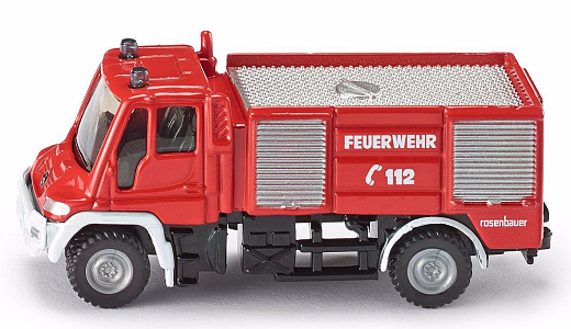 Модель пожарной машины с катером,1:87 от бренда Siku