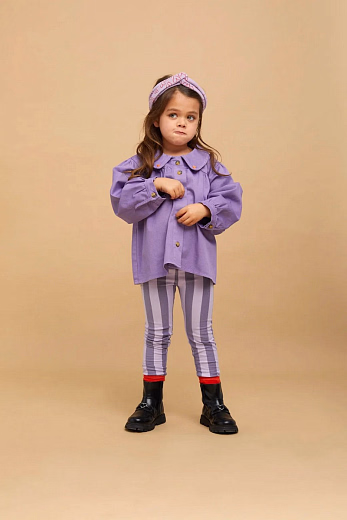 Легинсы Lavender Stripes от бренда Sproet & Sprout
