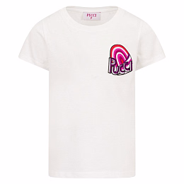 Футболка Orchidee Logo от бренда Emilio Pucci Молочный