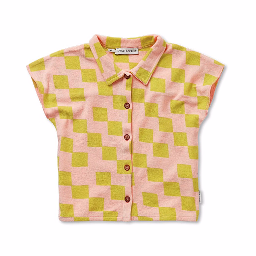 Рубашка Chess print от бренда Sproet & Sprout