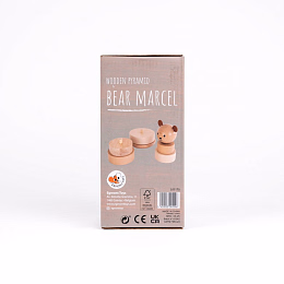 Пирамидка Мишка Марсель от бренда Egmont Toys