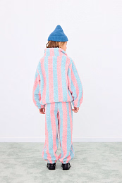 Джоггеры Stripes Pink-Blue от бренда Tinycottons
