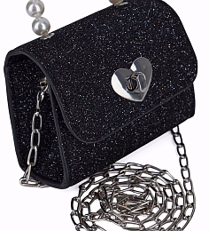 Сумка черная на цепочке от бренда Original Marines