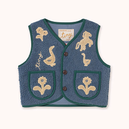 Жилет Embroidery от бренда Tinycottons