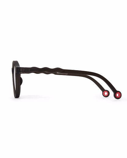 Очки JUNIOR Oval Sunglasses-Classic Olivio-Squid Black от бренда Olivio and Co