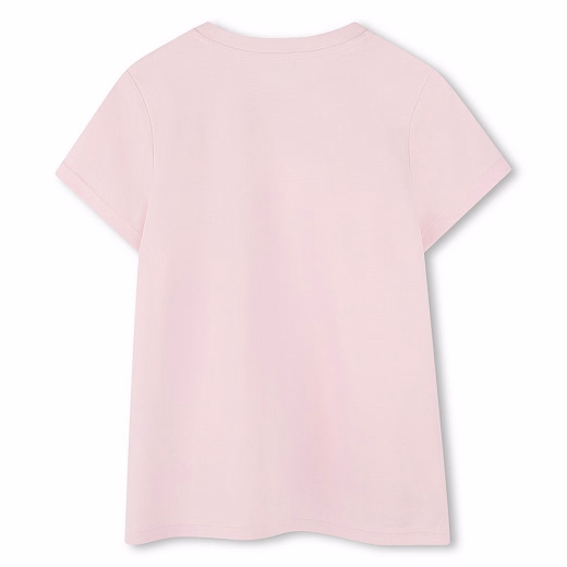 Футболка с вышитыми ромашками от бренда SONIA RYKIEL Розовый