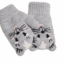 Варежки Kenau Grey Melange от бренда MOLO