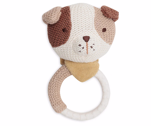 Прорезыватель силиконовый Собачка Мик от бренда Jollein