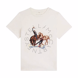 Футболка Classic Ivory от бренда Stella McCartney kids Молочный