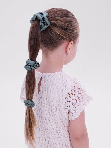 Набор шелковых резинок для волос «Коса до пояса» зелёный от бренда Kosa do Poyasa