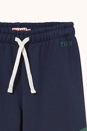 Джоггеры COLOR BLOCK Navy от бренда Tinycottons