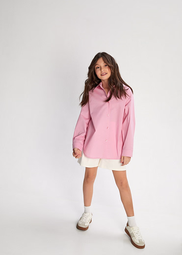 Рубашка розового цвета от бренда NOT A TOY