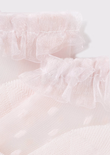 Носки с кружевом розовый от бренда Mayoral